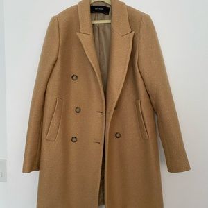 Zara tan coat xs